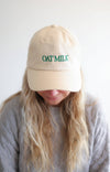 Oat Milk Embroidered Ball Cap