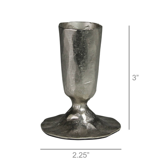 Nickel Candle Holder