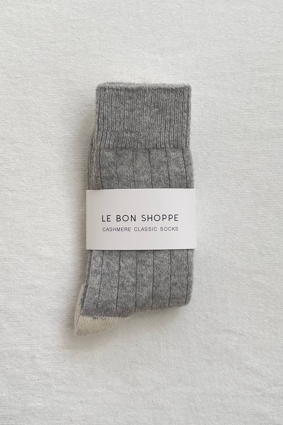 Classic Cashmere Socks: Fawn