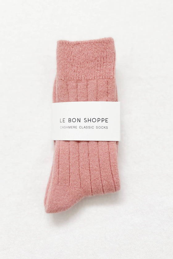 Classic Cashmere Socks: Fawn