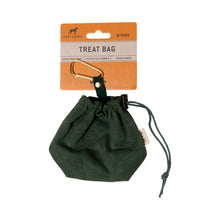  Green Waxed Canvas Quick-Release Dog Treat Bag