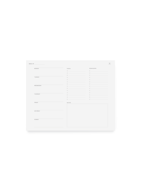Weekly Task Pad, Appointed