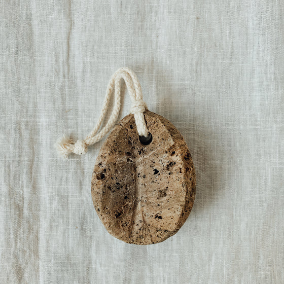 Natural Pumice Stone with Cord