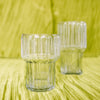 Ribbed Recycled Glassware