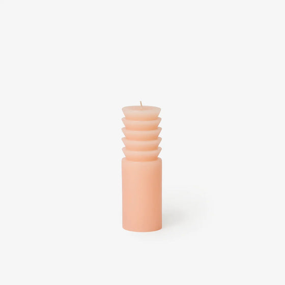 Totem Candle, Blush - Areaware